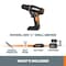Worx 20V Power Share 3/8 in. Drill/Driver, Battery and Charger Included WX100L - alternate 8